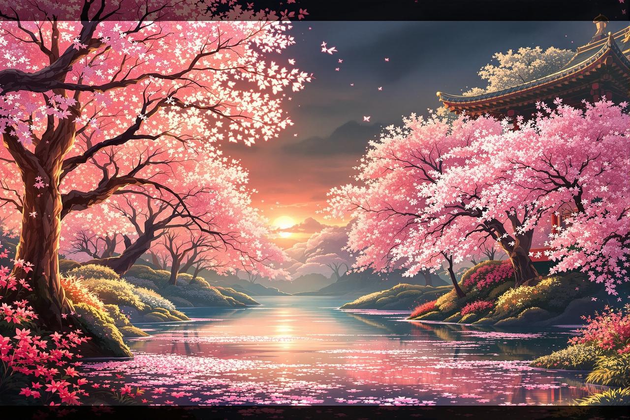 短剧在线阅读作品展示 - 花间绘梦师 — 场景美术